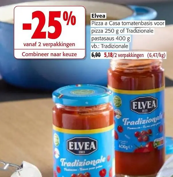 Promotie: Pizza a Casa tomatenbasis of Tradizionale pastasaus