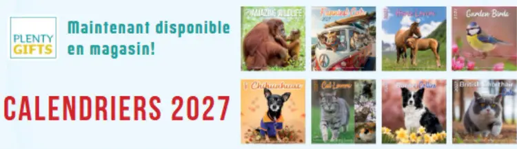 Offre: Calendriers 2027