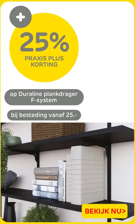 Aanbieding: Duraline plankdrager F-system