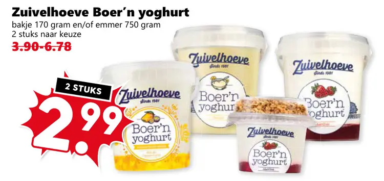Aanbieding: Boer'n yoghurt