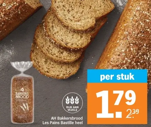 Aanbieding: Bakkersbrood Les Pains Bastille heel