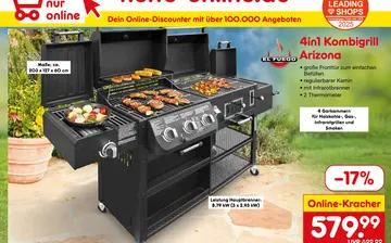 Aanbieding: 4in1 Kombigrill Arizona