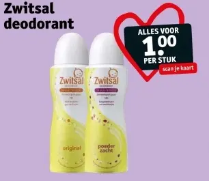 Aanbieding: Zwitsal deodorant