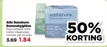 Aanbieding: Alle Sanature Dameshygiëne
