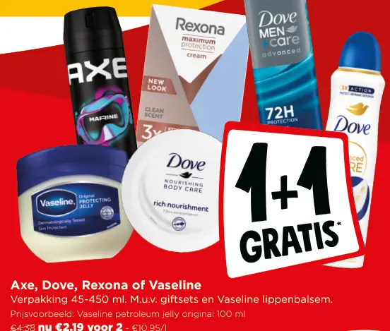 Promotie: Axe, Dove, Rexona or Vaseline