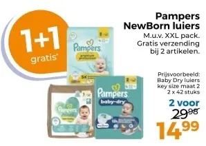 Aanbieding: Pampers NewBorn luiers