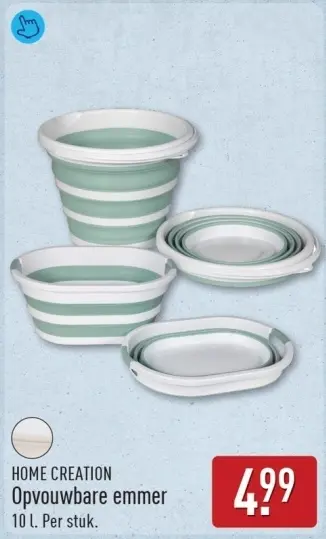 Aanbieding: Opvouwbare emmer