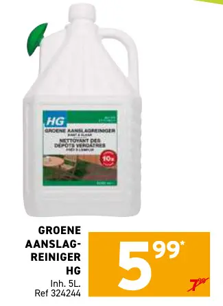 Promotie: Groene aanslagreiniger