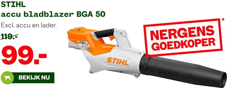 Aanbieding: Accu bladblazer BGA 50