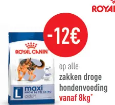 Promotie: zakken droge hondenvoeding