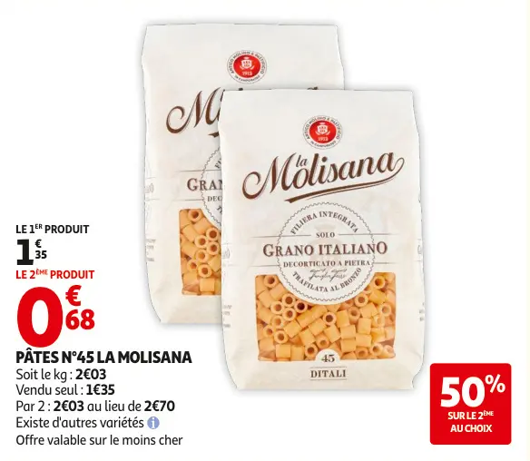 Promotie: Pâtes nº45