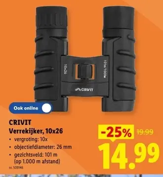 Promotie: Verrekijker, 10x26