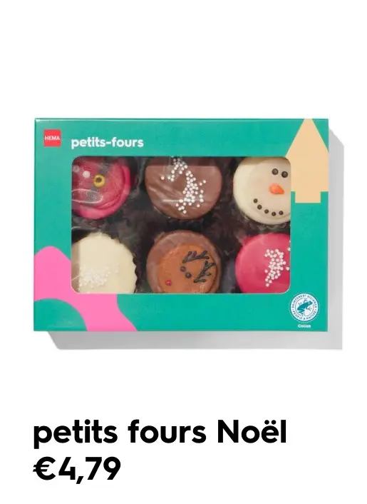 Offre: petits fours Noël