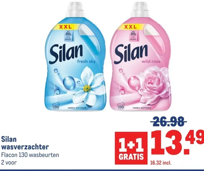 Aanbieding: Silan wasverzachter