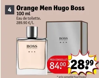Offre: Orange Men Hugo Boss