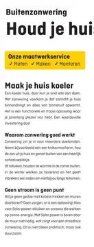 Aanbieding: Buitenzonwering