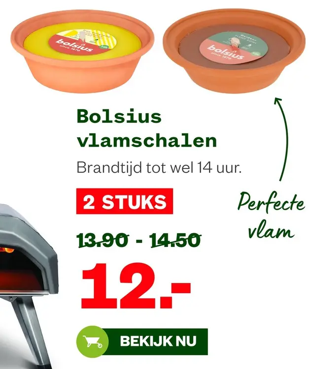 Aanbieding: Vlamschalen