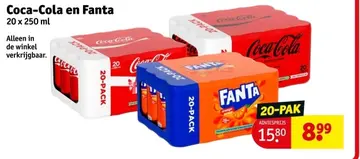 Aanbieding: Coca-Cola en Fanta