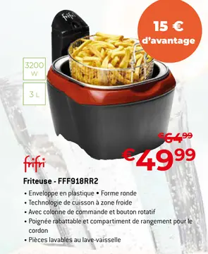 Offre: Friteuse - FFF918RR2