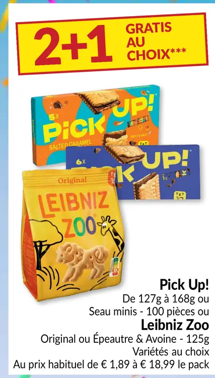 Offre: Bahlsen Pick Up! ou Leibniz Zoo
