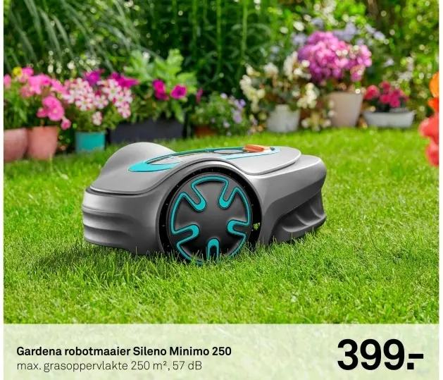 Aanbieding: robotmaaier Sileno Minimo 250