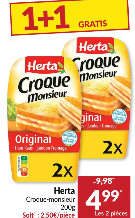 Offre: Croque-monsieur