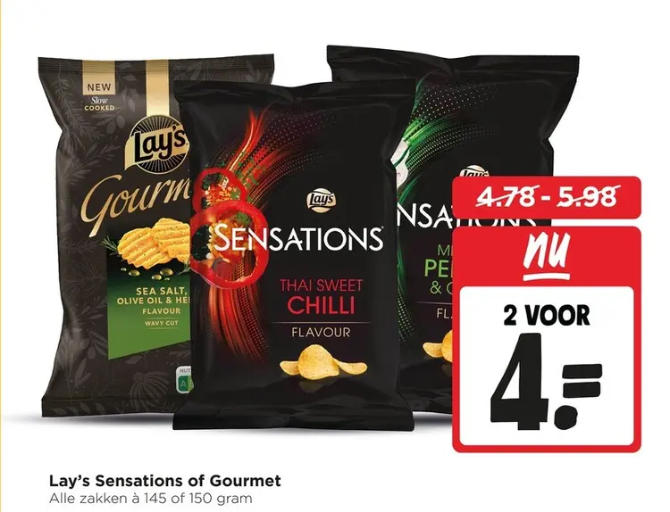 Aanbieding: Lay's Sensations of Gourmet