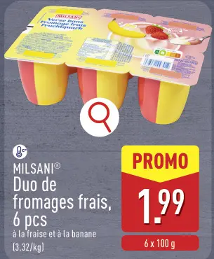 Offre: MILSANI® Duo de fromages frais