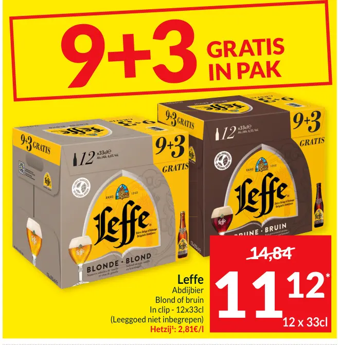 Promotie: Abdijbier Blond of bruin