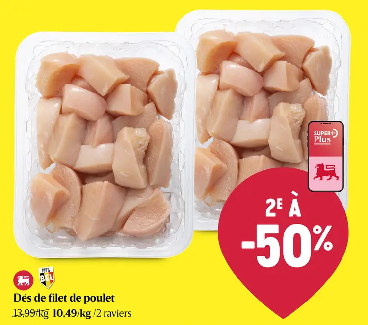 Offre: Cubes de filet | Poulet