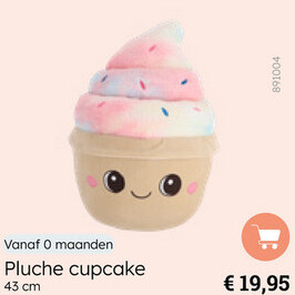 Aanbieding: Pluche cupcake