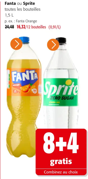 Offre: Fanta ou Sprite