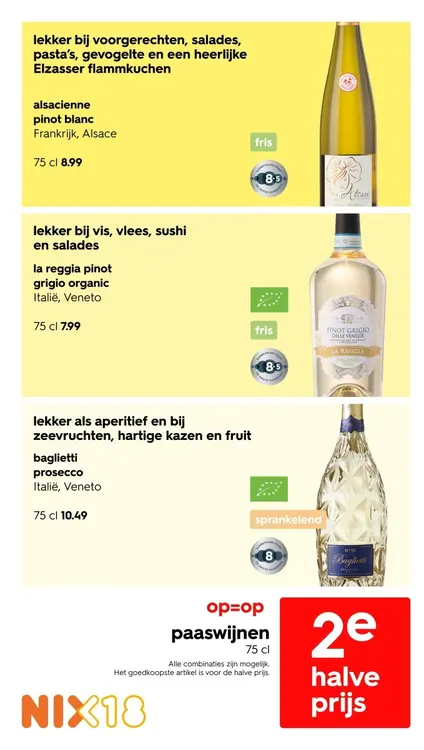 Aanbieding: Paaswijnen
