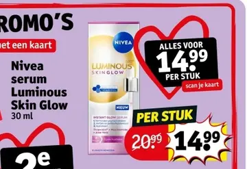 Aanbieding: Nivea serum Luminous Skin Glow