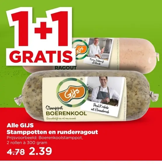 Aanbieding: Stamppotten en runderragout