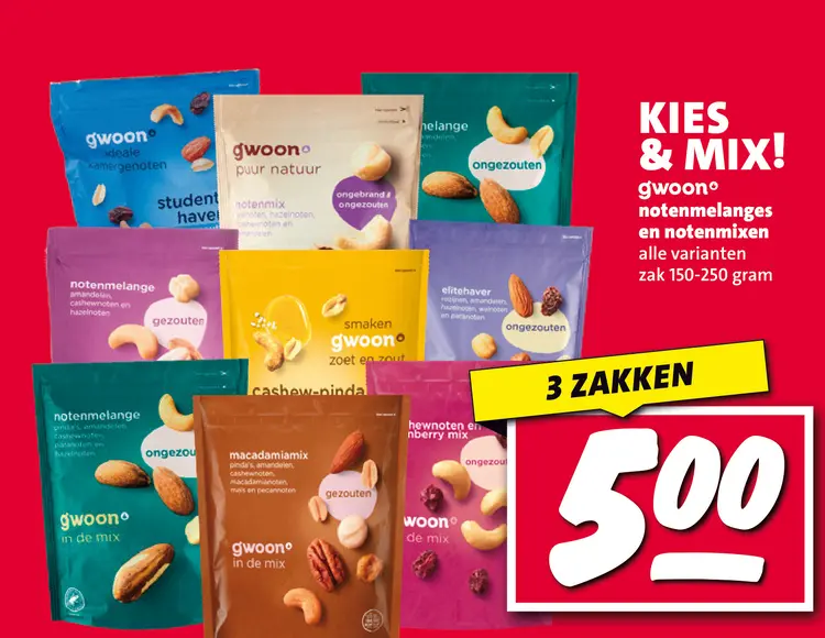Aanbieding: notenmelanges en notenmixen