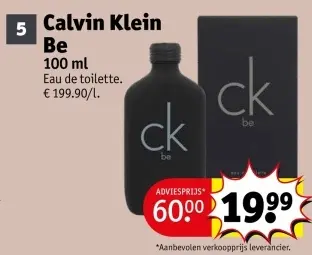 Promotie: Calvin Klein Be