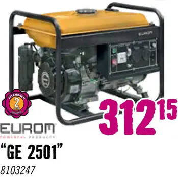 Aanbieding: Generator GE2501