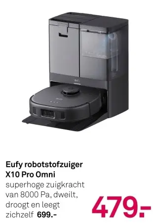 Aanbieding: Robotstofzuiger X10 Pro Omni