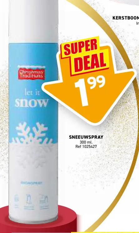 Aanbieding: Sneeuwspray