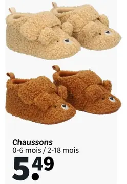 Offre: Chaussons