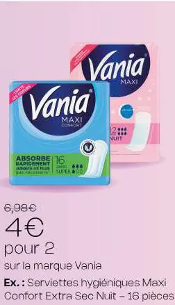 Offre: Vania