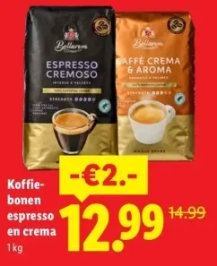 Aanbieding: Koffiebonen espresso en crema