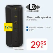 Promotie: Bluetooth speaker
