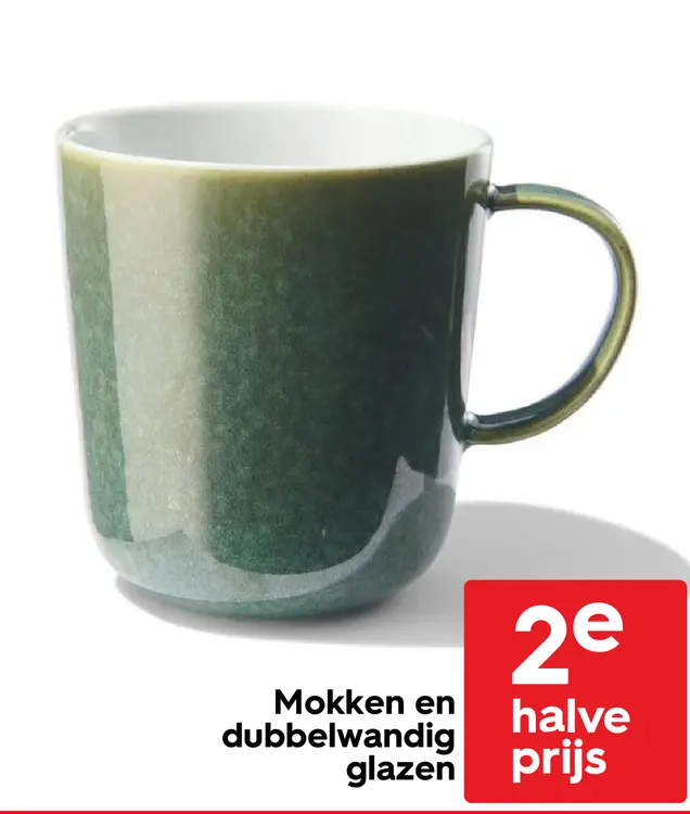 Promotie: Mokken en dubbelwandige glazen