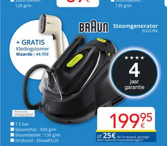 Promotie: Stoomgenerator