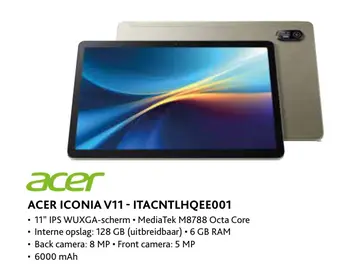 Aanbieding: Acer iconia v11 - itacntlhqee001