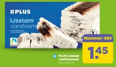 IJsstam vanillesmaak