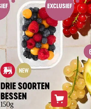 Aanbieding: Drie soorten bessen