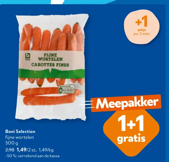 Promotie: Fijne wortelen